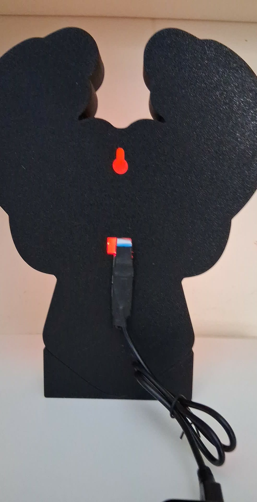 Bucks Maskot LED light box – custom 3D printed – Lit Layer Creations